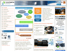 Tablet Screenshot of fundacionmetal.com